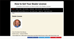 Desktop Screenshot of dealer-license.com